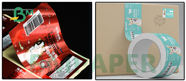 70LB 80LB Grain Long Premium Gloss Text Paper For Making Adhesive 