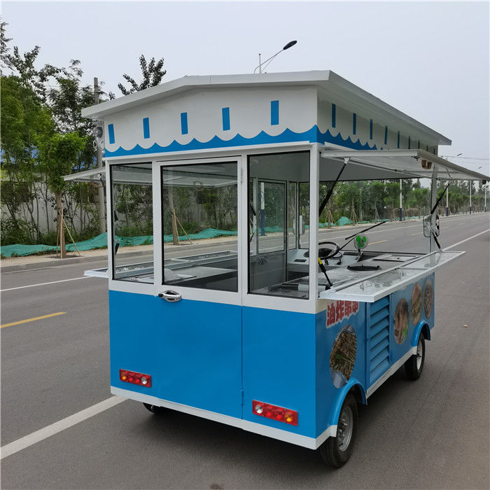 110v/220v Electric Vendor Carts Hot Dog Mobile Food Truck with Soybean Material
