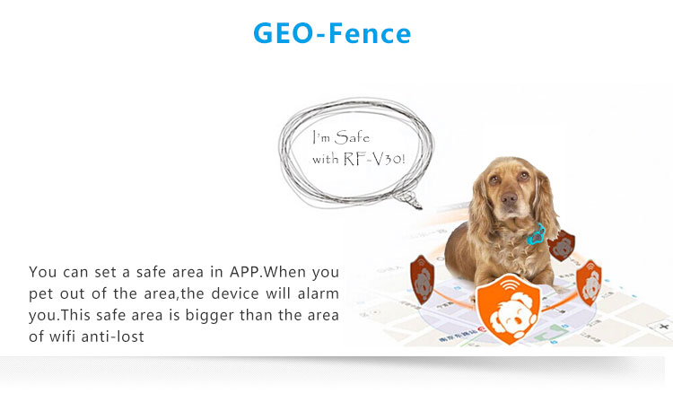 Waterproof dog mini tracker collar gps tracking N/A screen size gps tracker Android IOS App for pet RF-V32