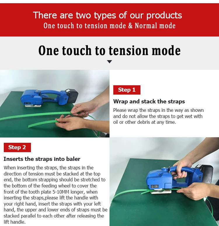 CE Industrial Packing Machines Voltage 18V Electric Banding Machine