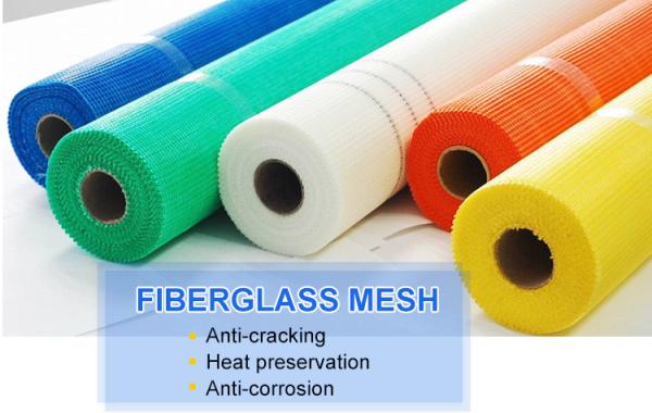 145g 45g High Temperature Resistance Fiberglass Wall Mesh Fabric Softness And