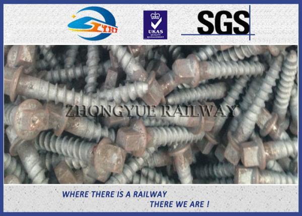 Oxide Black 4.6 Grade Railway Ss Series Sleeper Screw Spike With 35# Steel