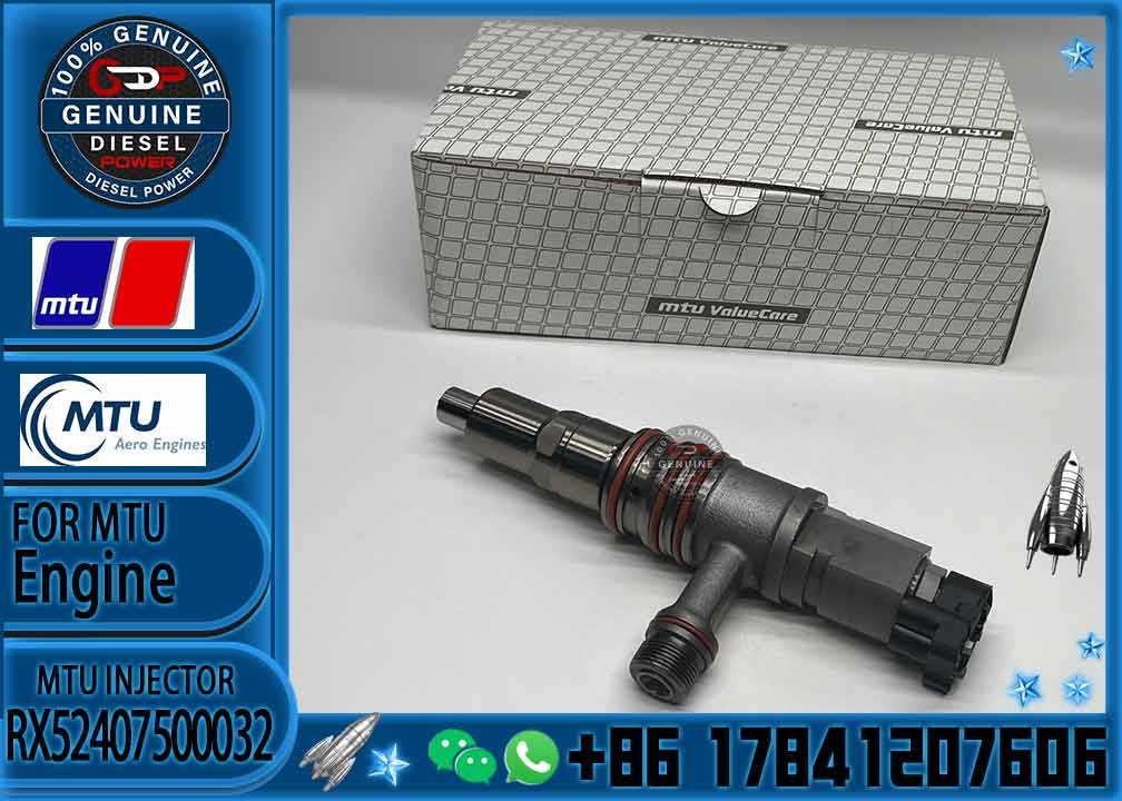 Diesel Fuel Common Rail Injector VTO-G268W48B X52407500032 CX52407500032 EX52407500032 RX52407500032 For MTU S4000 Engin