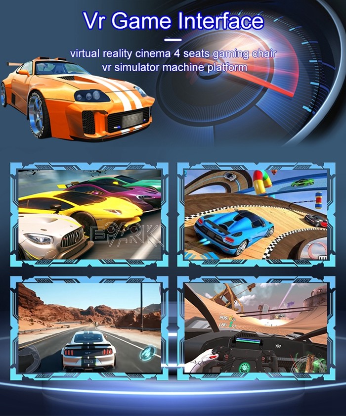 Hot Selling Six-Axis Three-Screen Racing Car 300Kg 9D Vr Racing Simulator