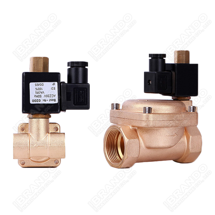 1/8'' 1/4'' 2 Way Normally Open Solenoid Valve For Screw Air Compressor