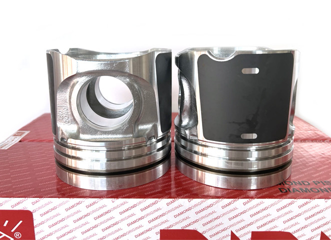 Silver 3707998 Engine Parts Caterpillar Piston With Snap Ring For C7.1 C7 E323D