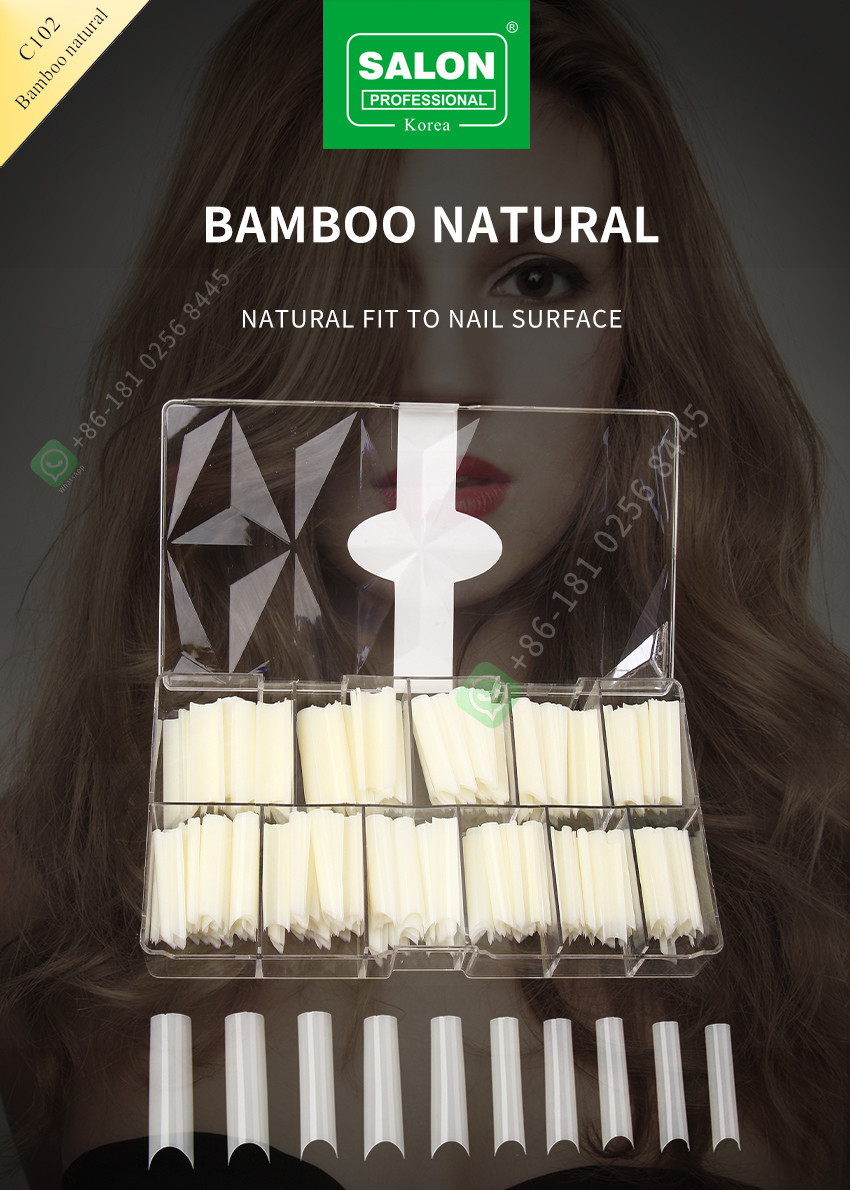 Custom Logo Nail Quick Building Extension Tool Full Cover Long Clear False Nail Tips Artificial Fingernails
