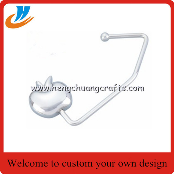 Custom epoxy bag hanger hook,bag holder with print your own logo