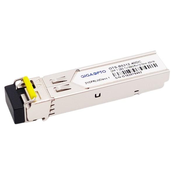1000BASE BX 1.25G BiDi SFP Transceiver TX1550nm SFP 1.25G 1310nm 40km LC SMF DOM