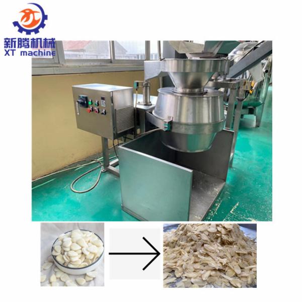 Stainless Steel Adjustable Almond Peanut Slice Cutting Machine 400-500 kg/h