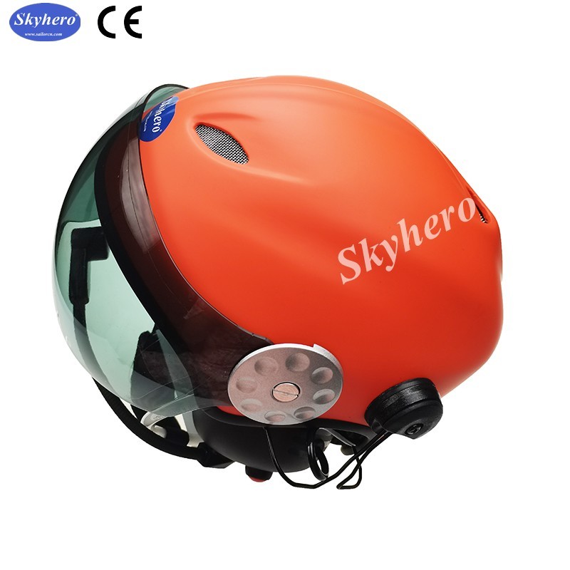 En 966 Standard Powered Paragliding Helmet Noise Cancel Paramotor Helmet Color Red Black White Blue Paramotor
