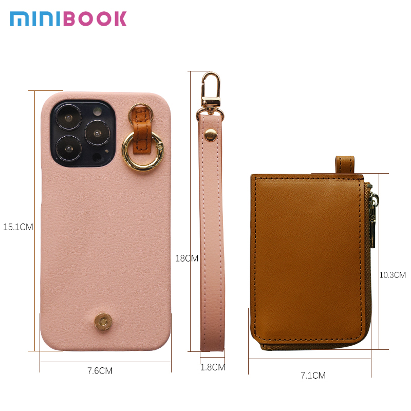 Compatible For Iphone Minibook Multi-functional Phone Accessories Mobile Case Wallet