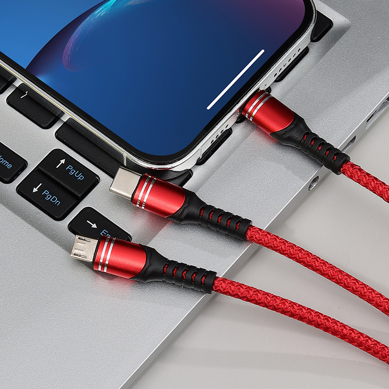 5A one-to-three data cable suitable for Huawei mate40 super fast charge OPPO flash charge three-in-one charging cable gi