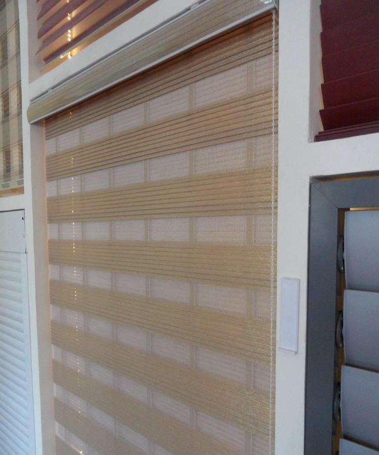 Hot Sale High quality double layer Blind Roller Zebra Blind Elegant & Simple Custom 280cm