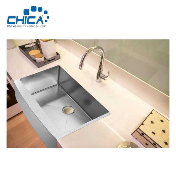 Apron Front stainless steel Single Bowl Kitchen Sinks Handmade House Kitchen