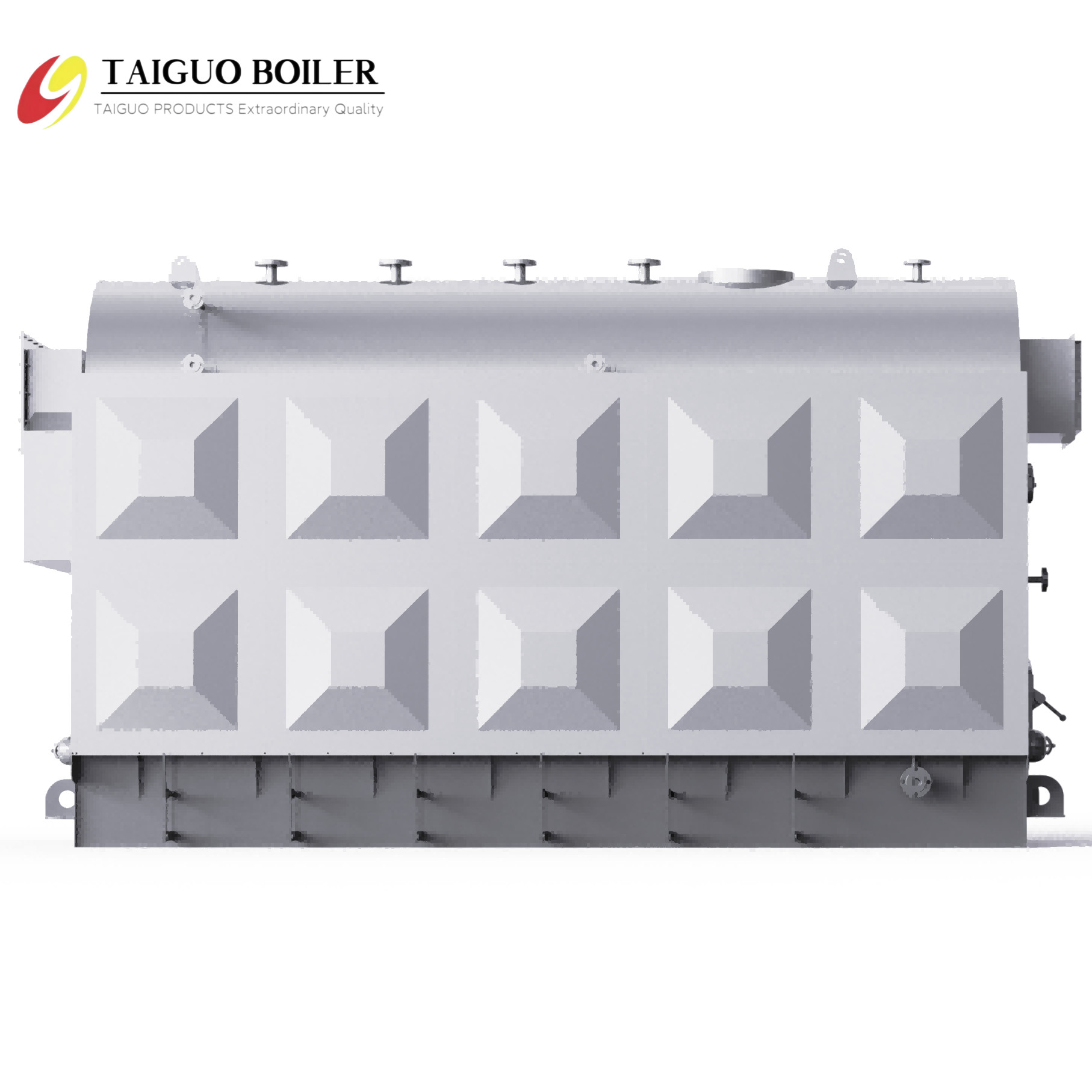 Biomass Commercial Steam Boiler horizontal Structural Low Operating