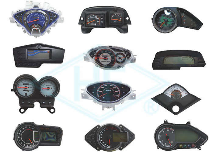 XTZ125 Dirt Bike Speedometer , Motorbike Aftermarket Parts Body For Yamaha DC 12V