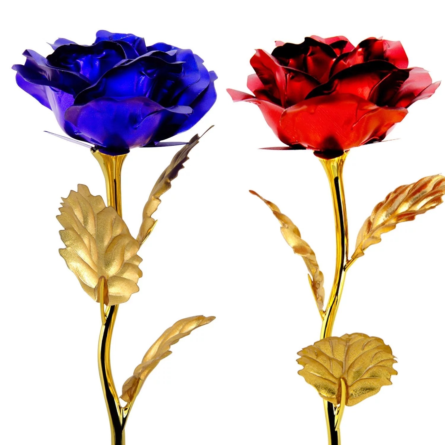 Hot Sale 24k Gold Plated Rose Reasonable Price Luxury Gold Foil Rose For Girlfriend Gift