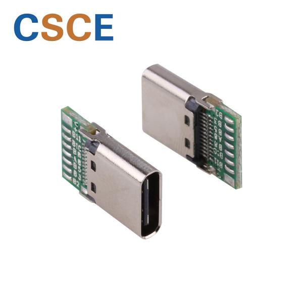 Electrical Plastic USB Male Female Connector AF Type USB 3.0 Voltage Rating 30