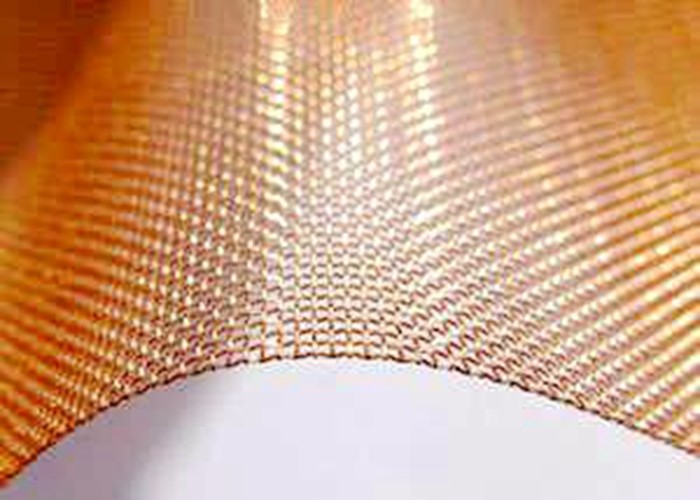 Copper Wire Netting Mesh 0.711mm 0.610mm Wire Dia. 6 Mesh