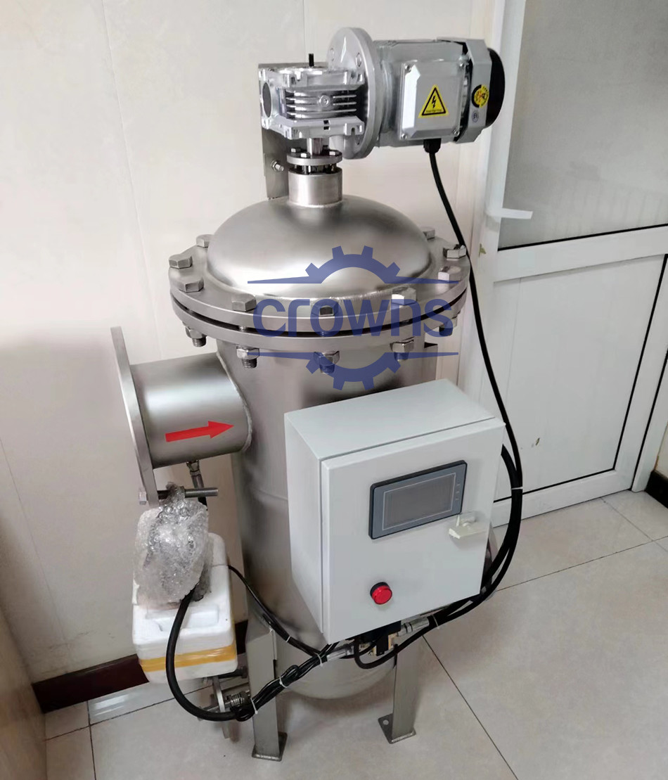 8'' Industrial Automatic Self Cleaning Filter With 150 Micron Mesh Screen For Efficient Solid Particle Removal