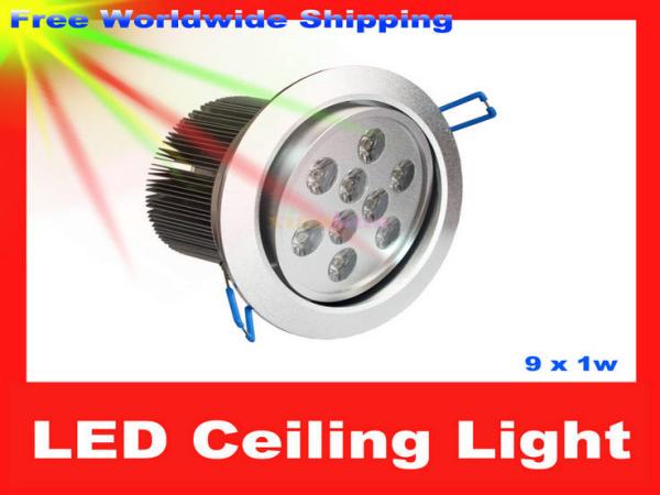 High Power commercial 12 x 1W led ceiling light fixture AC 90 ~ 265V, 135(D) *