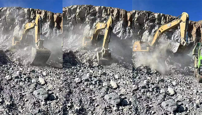 1 Cbm 1 Ton Excavator Rock Bucket In Mining Work