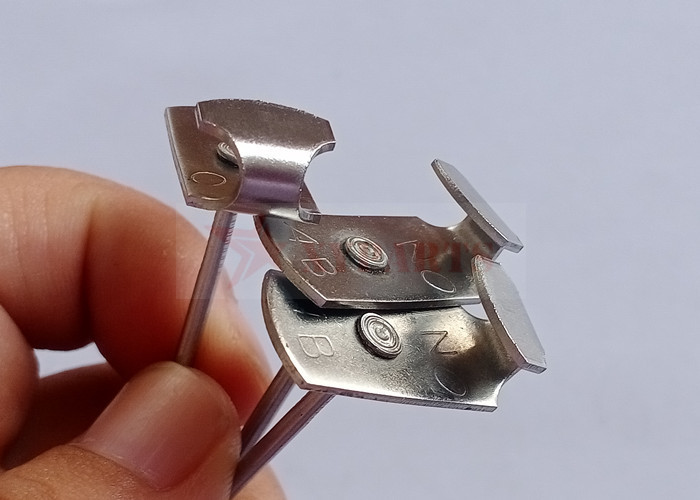 2mm Galvanized Steel Metal Quilting Pins Used For The Fabrication Of Insulation Blankets
