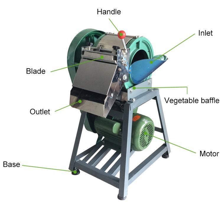 110v Electric Vegetable Cutter / Cutting Machine For Restaurant Use