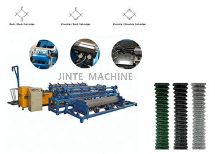 Weaved Nets 1.8mm 3.8kw Fully Automatic Chain Link Fence Machine