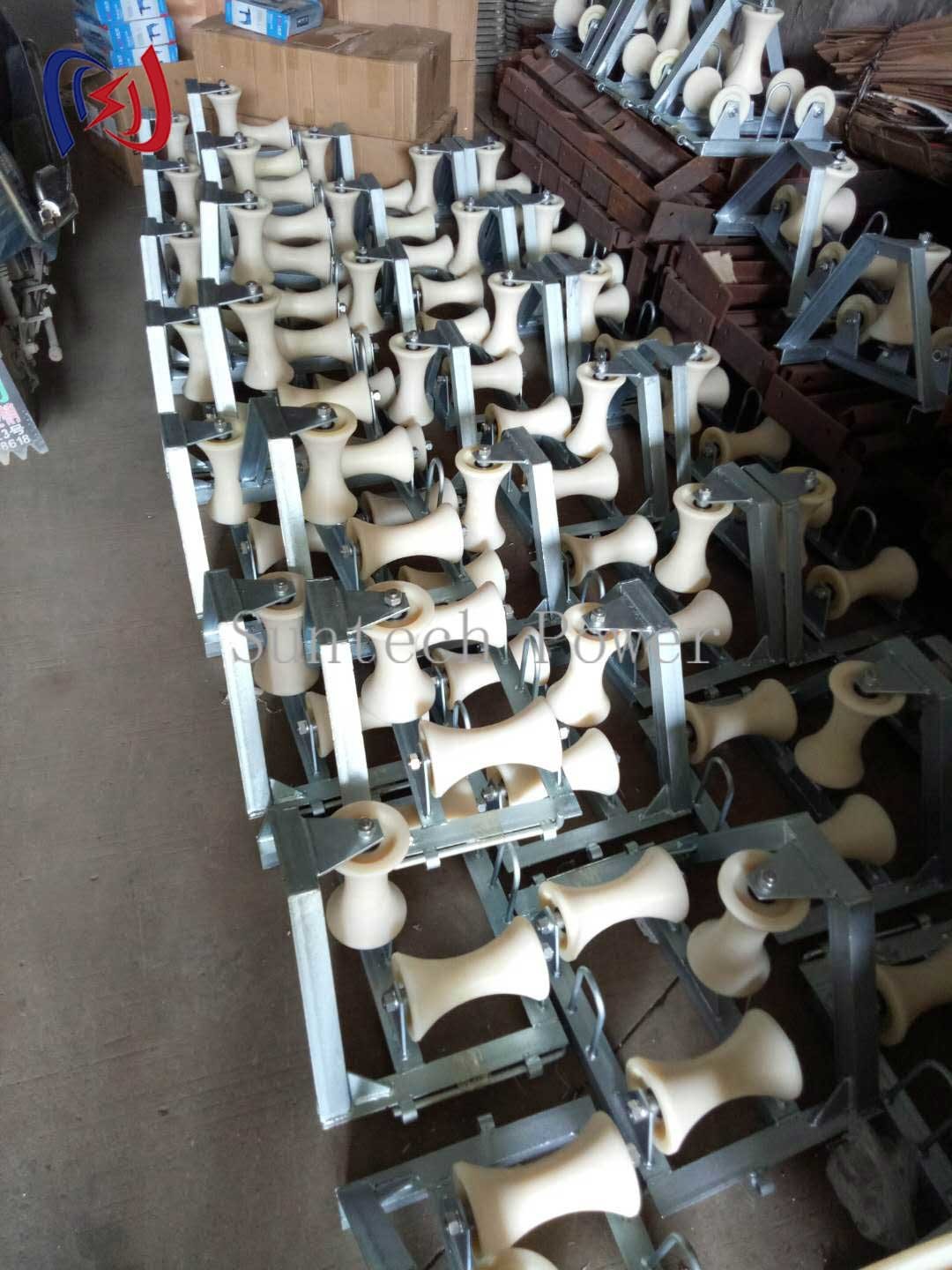 Protective Cable Roller Pulley For Damage Prevention During Cable Installation