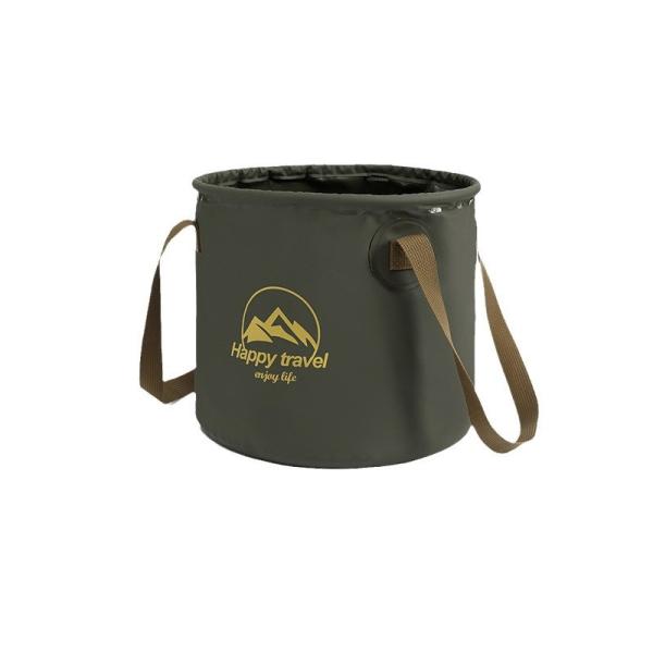 Outdoor Camping Folding Bucket Easy to Carry Reinforced Handle Water Bucket