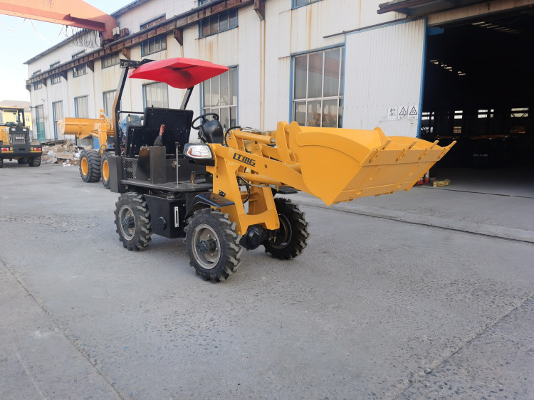 Multi-selection 0.6 ton compact articulated mini wheel loader