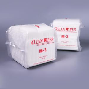  25x25cm Lint Free Cleanroom Paper Nonwoven Cleanroom Wipes 9x9 M-3 Series Manufactures