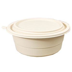 Biodegradable Microwavable Disposable Corn Starch Bowl With Lid Manufactures