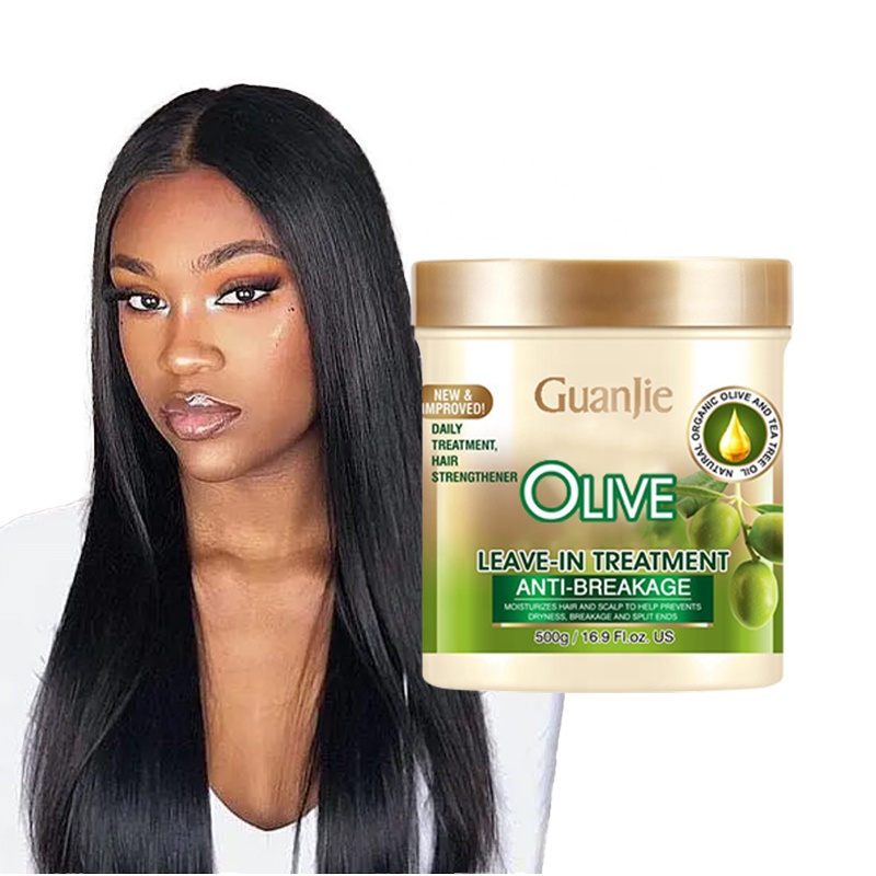 Moisture Leave In Conditioner for African Curly Hair Olive Oil Hair Softening Cream