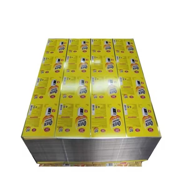 High Strength T3 T4 T5 Printed Tinplate Steel Sheet 512mm-960mm Width For