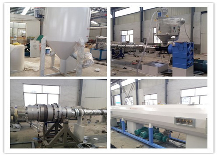 Single Screw PE / PPR / PERT Plastic Pipe Making Machine For Cool And Hot Water Pipe