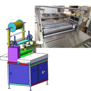 OEM HEPA Filter Making Machine HVAC Air Filter Screen Rewinding Machine