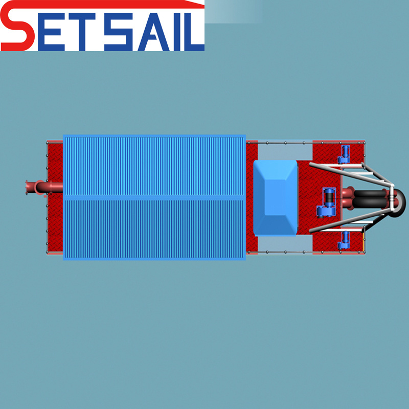 Self Propell Jet Suction Gold Dredger for River Diamond