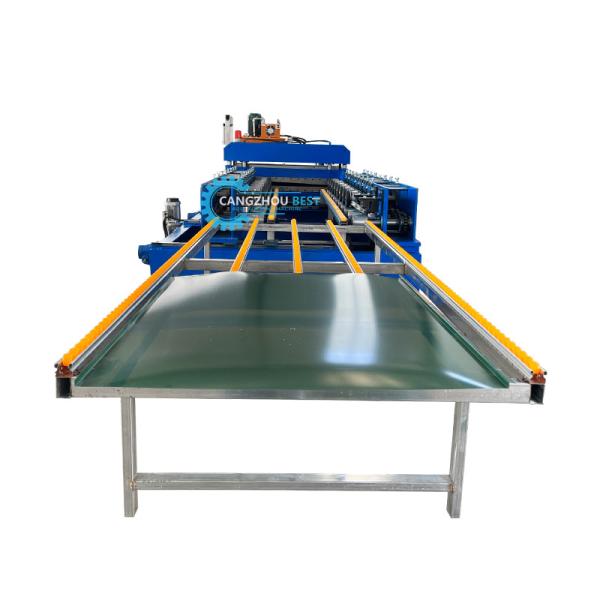 Auto Change Size PU Liner Steel Profile Roof Sheet Roll Forming Machine For 0.3