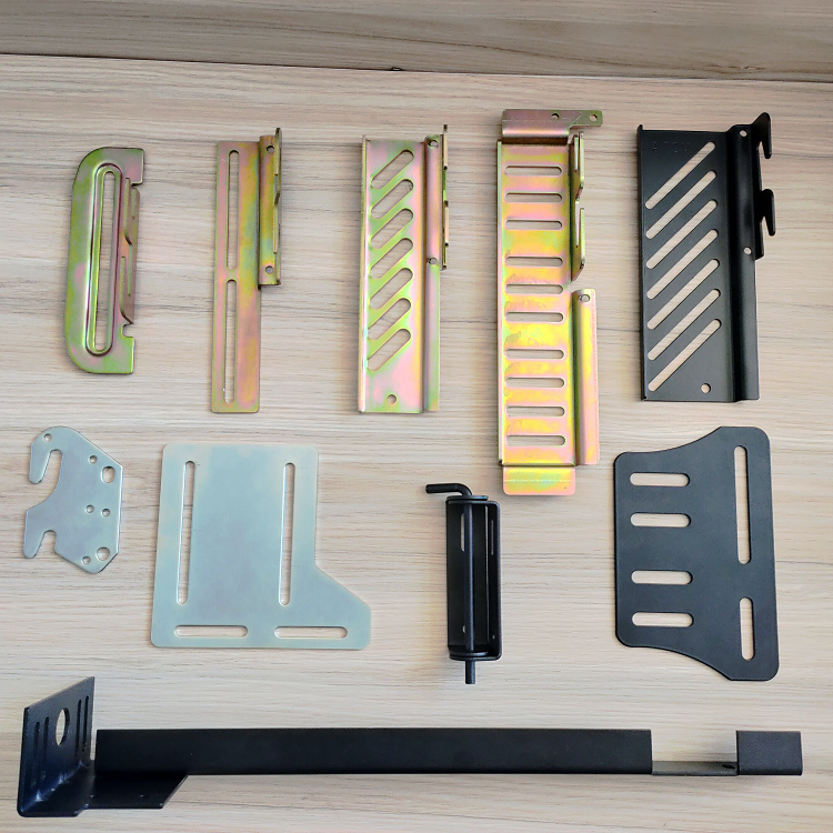 Color Zinc Plated Heavy Duty Adjustable Bed Modification Plate Brackets for Headboard