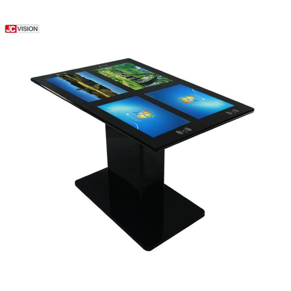 Interactive Capacitive 4k Touch Screen Smart Table , Indoor Waterproof Coffee