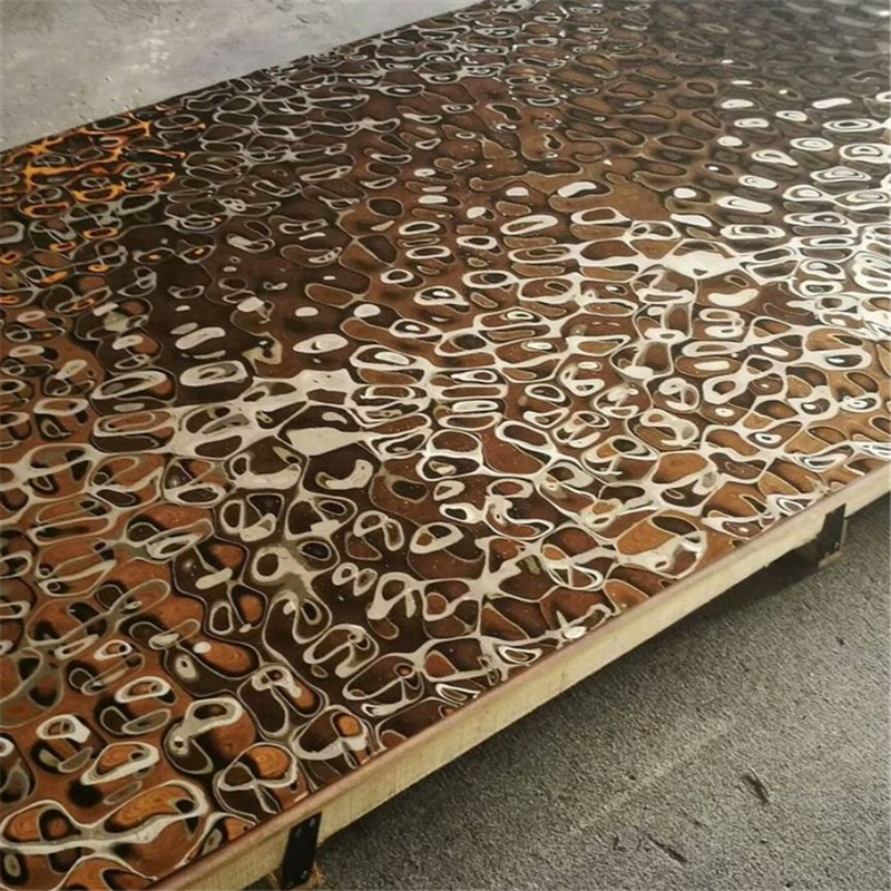 hammered stainless steel sheet mirror sheet 304 316 grade for wall decoration