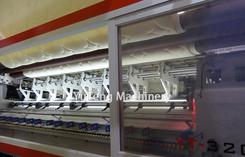 Multi Needle Computerized Chain Stitch Quilting Machine For Mattress Bedspreads