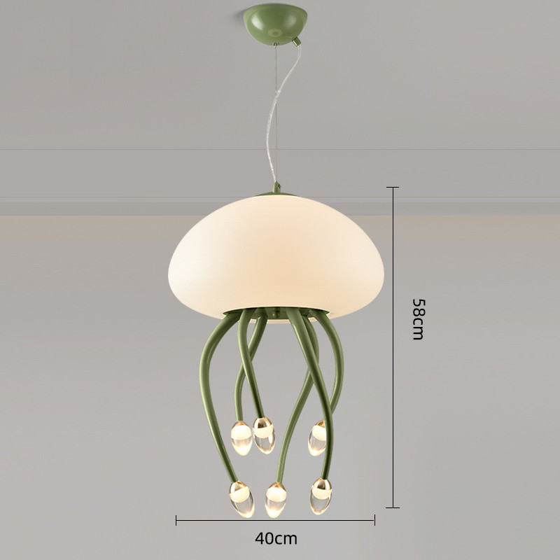 Cream style designer jellyfish chandelier minimalist and creative living room light(WH-AP-563)