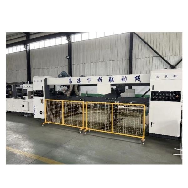 Hebei Liheng Full Automatic 4 Color Printer Slotter Rotary Die Cutter In Line