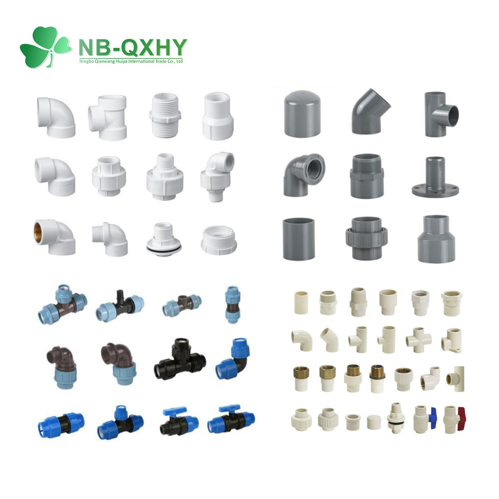 Injection Molded Pipe Fittings SDR11 Pn16 Water or Gas Supply HDPE Pipe Fitting Butt Welded and Socket Fusion HDPE Fittings