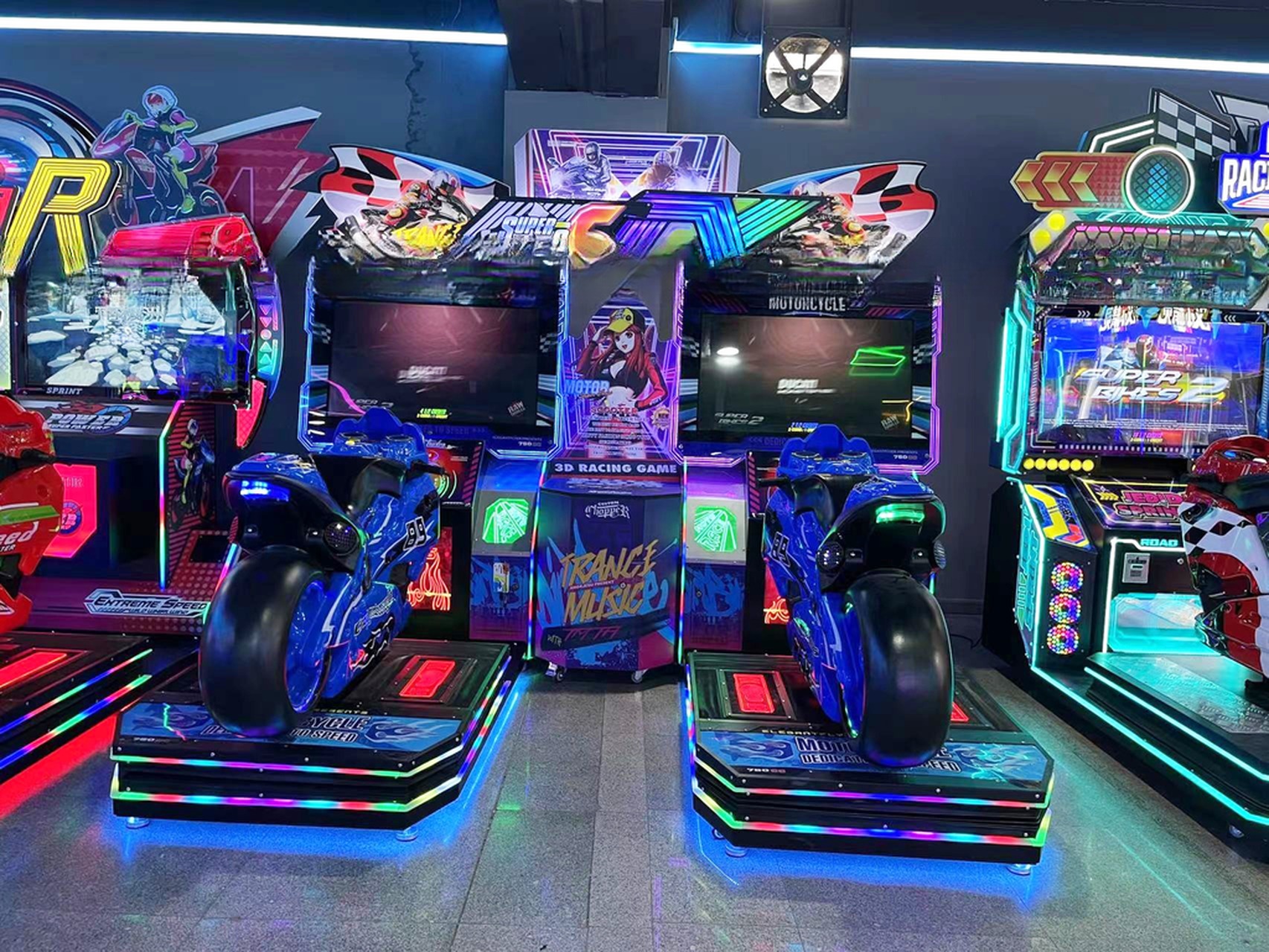 Dreamland New Product Double Motorcycle Racing Arcade Motorcycle Game Machine Car Racing Arcade Machine
