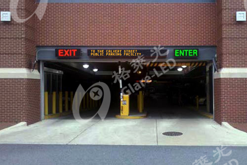 Dual Color LED Screen Display For Parking Space Underground Parking System
